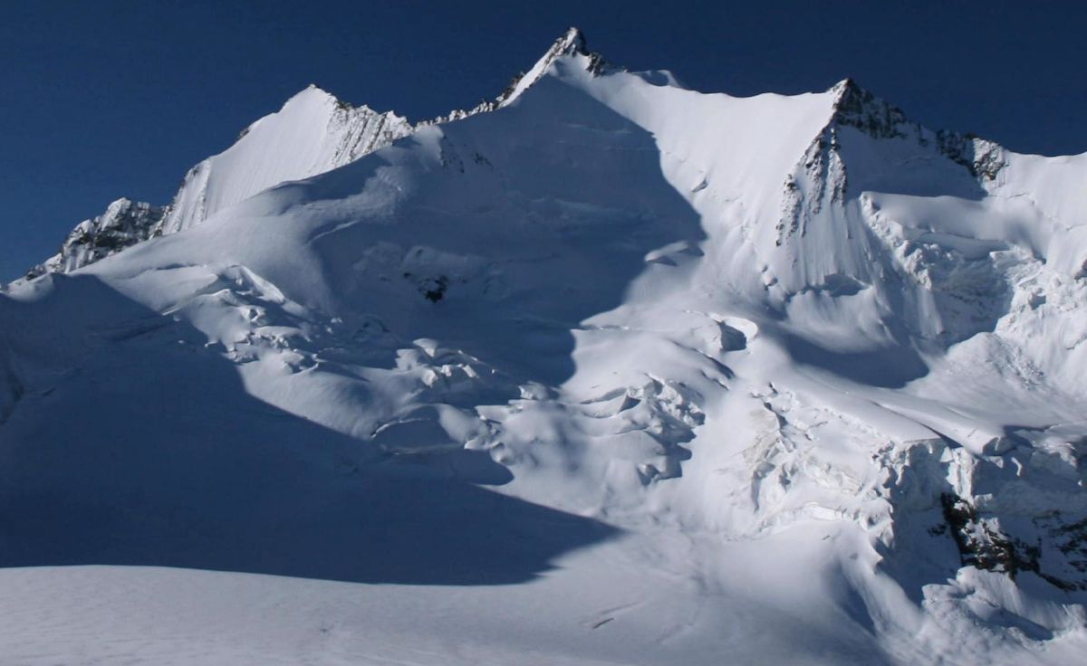 The Nadelhorn in the Mischabel Massif