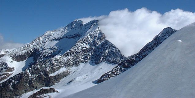 Lagginhorn ( 3971m ) from Weissmies