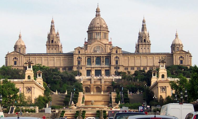 Palau Nacional in Barcelona on the Costa Brava in Northern Spain