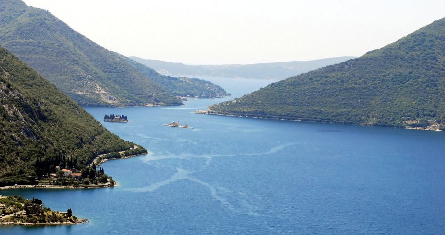 Bay of Kotor in Montenegro