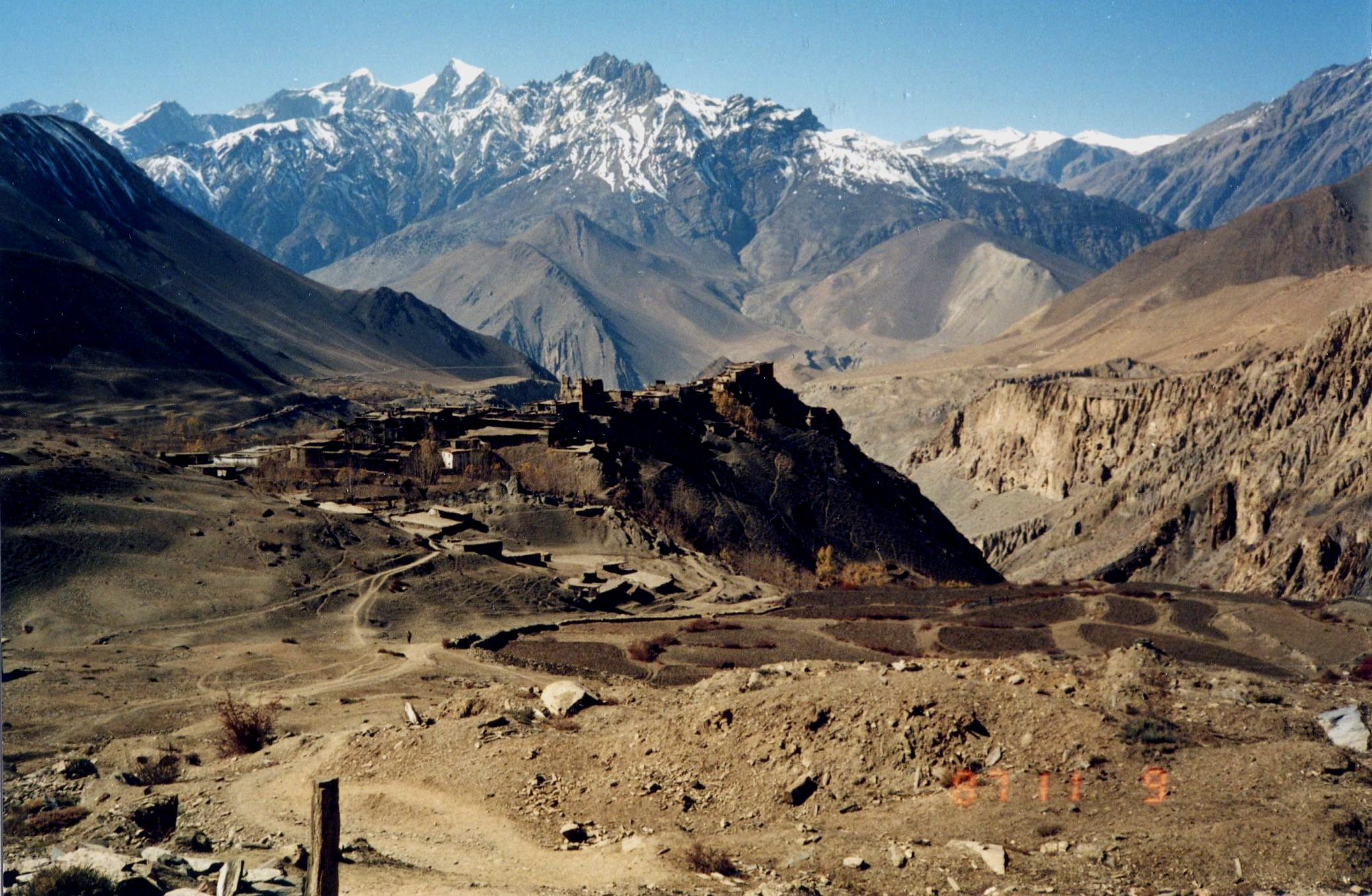 Jarkot / Jaricot Village below Muktinath