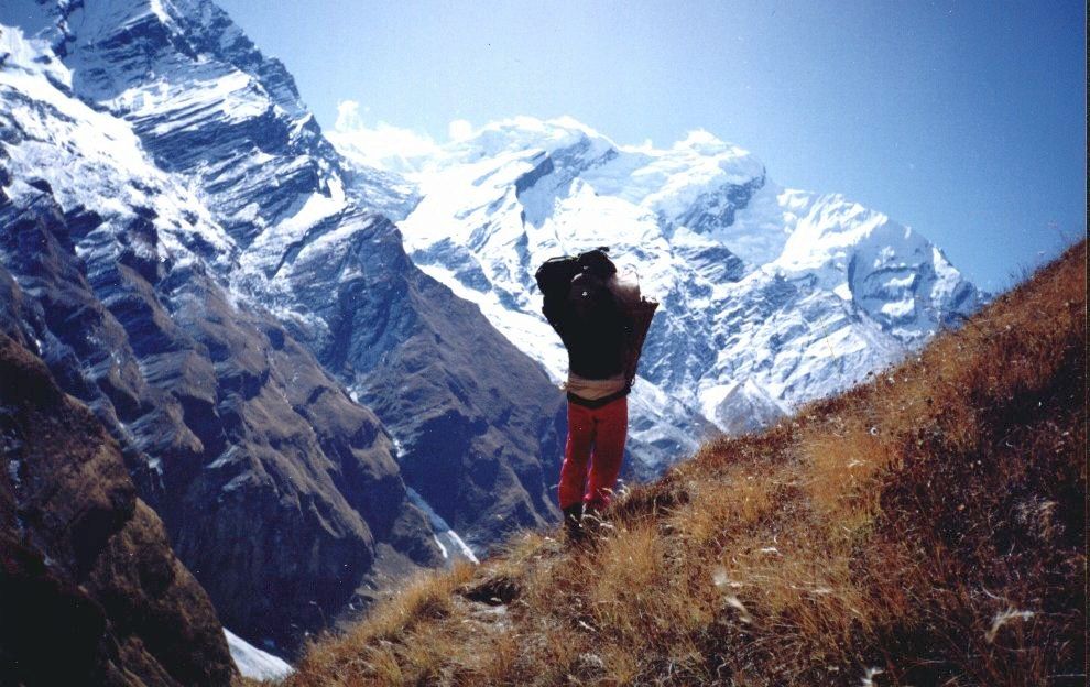 Ascent from the Italian Base Camp for Mount Dhaulagiri to the Chonbarden Glacier