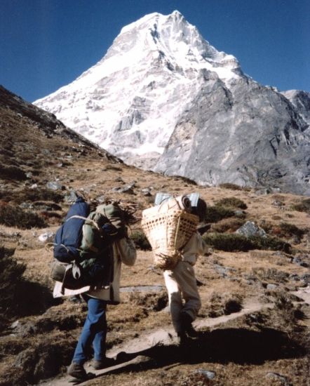 Peak 43 ( Kyashar ) from Hinku Valley