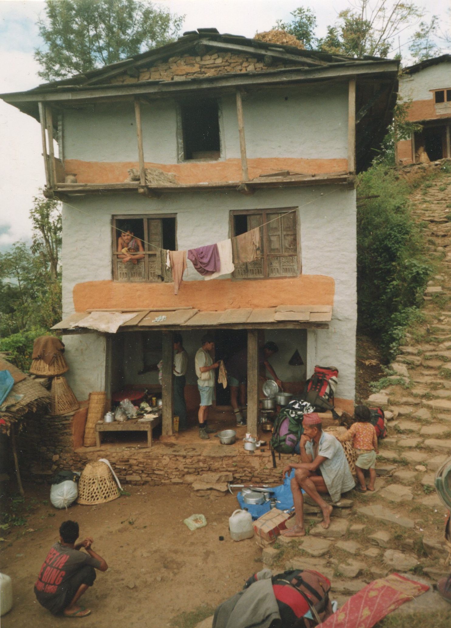 Lunch Stop at house after Chautara