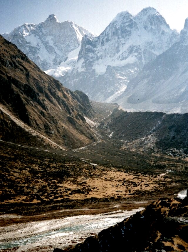 Mount Jannu ( Khumbakarna ) Sobithongie, Phole and Khabur from Kambachen in the Ghunsa Khola Valley