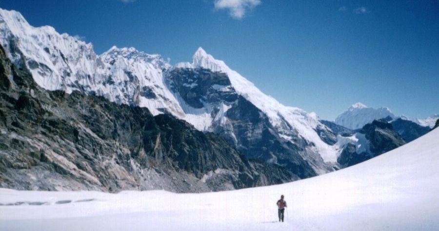 Lobuje Peak from Cho La