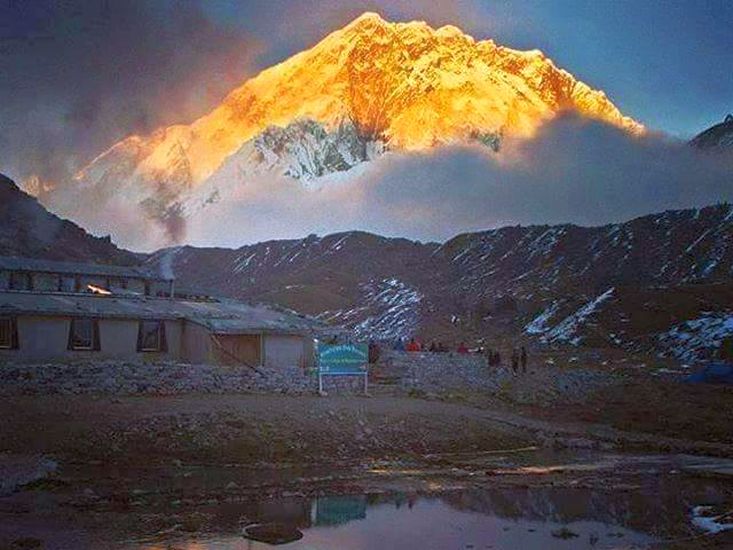 Mount Nuptse from Lobuje on route to Everest Base Camp