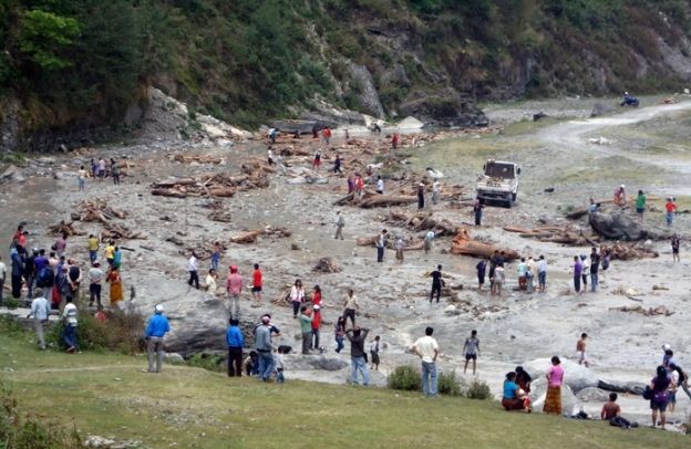 Floods in Seti Khola