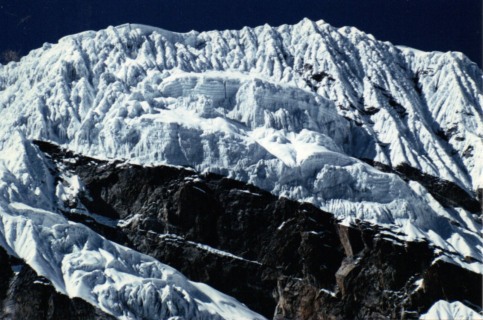 Ice-cliffs on West Side of Parchamo