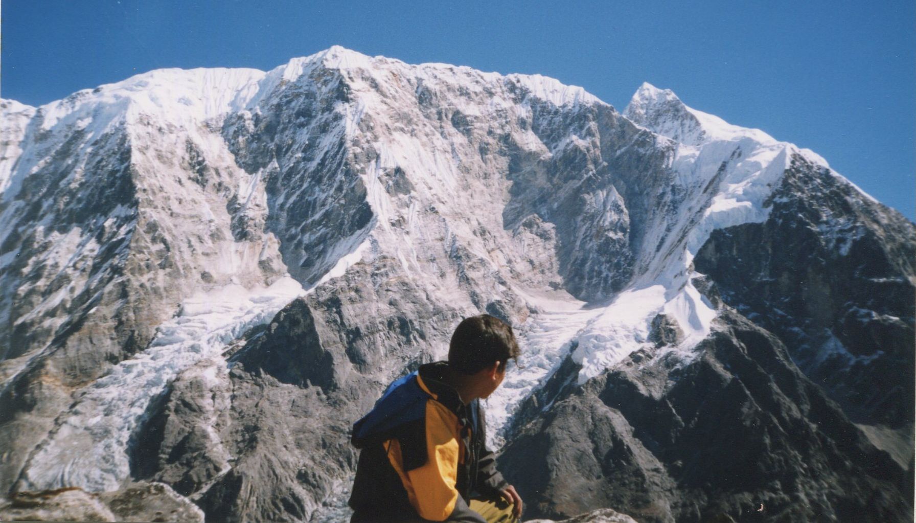 Mt.Numbur from above the Zurmacher Glacier