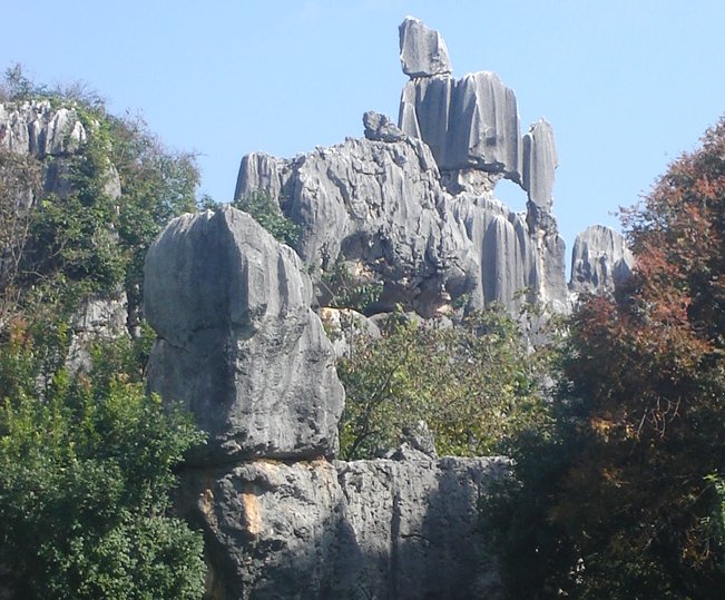 Limestone Outcrops at Shilin Stone Forest