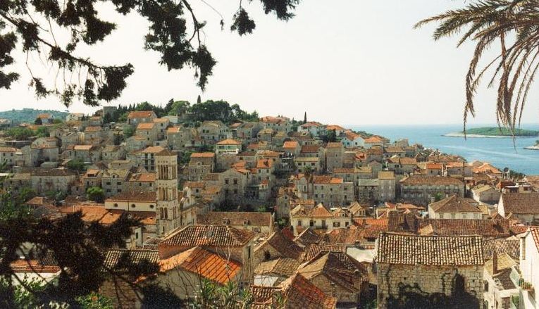 Hvar Island on Dalmatian Coast of Croatia