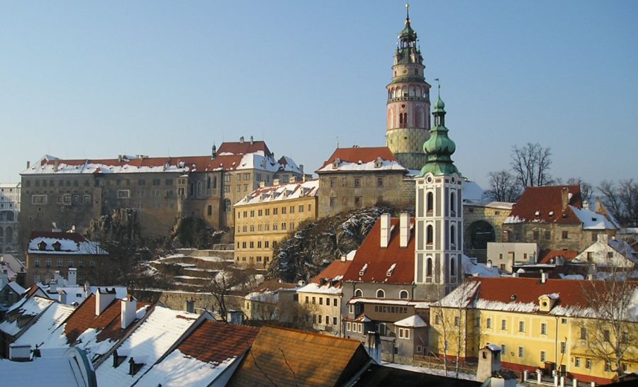 Ceske Krumlov Castle in the Czech Republic