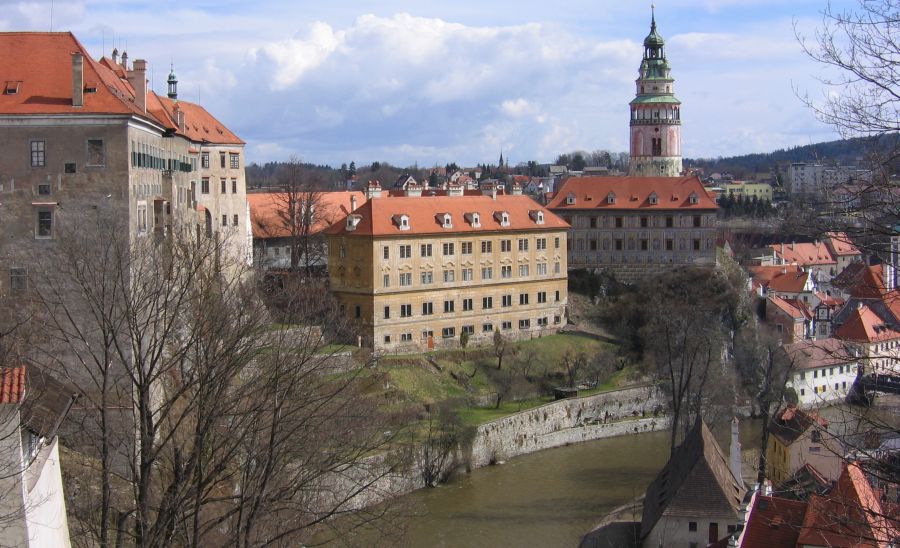 Ceske Krumlov Castle in the Czech Republic