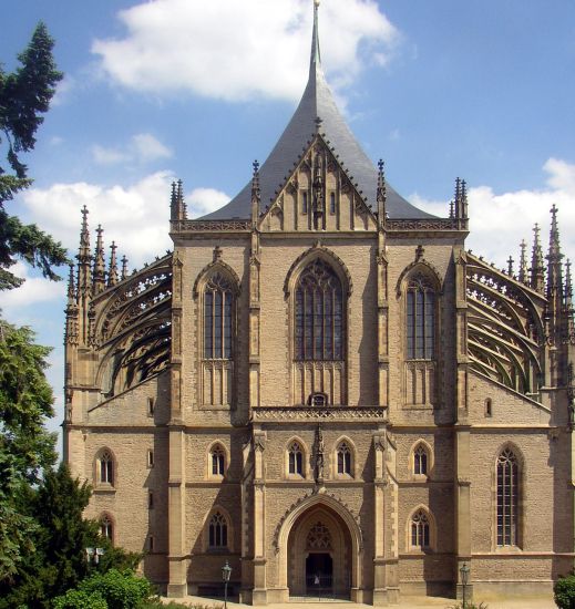 St. Barbara Church in Khutna Hora in Czech Republic