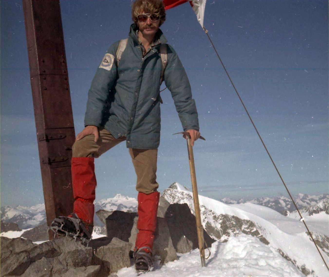 Summit of Wilder Freiger in the Austrian Tyrol