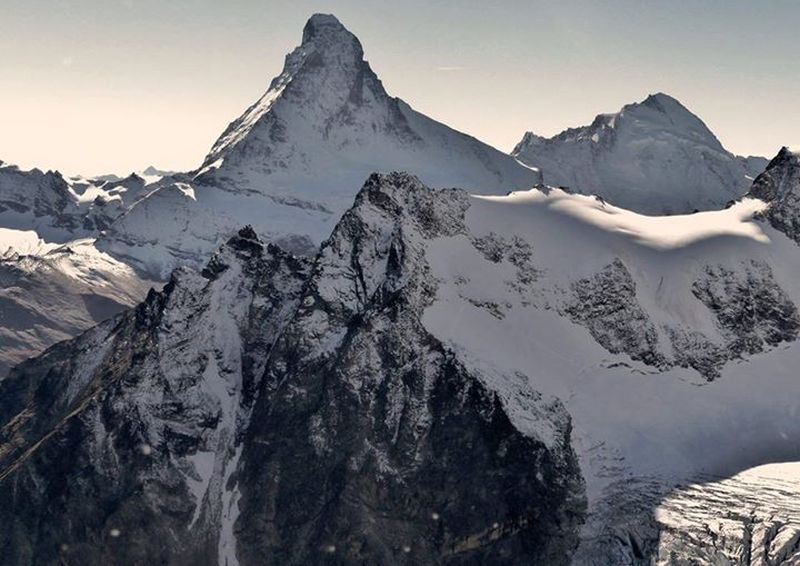 The Matterhorn and Dent D'Herens