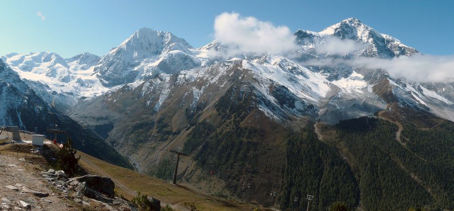 Koenigspitze / Gran Zebru and Ortler