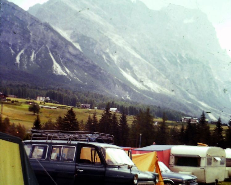 Camp in Dolomites