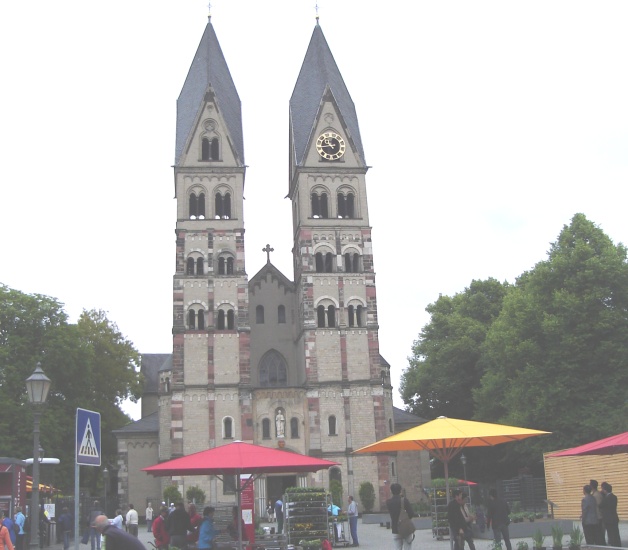 Basilica of St. Castor in Koblenz in the Eifel Region of Germany