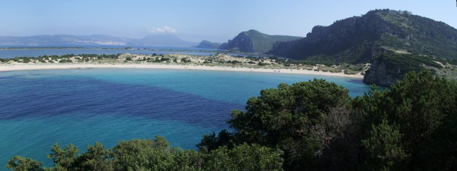 Voidokilia Bay near Pylos ( Pilos ) on the Greek Peloponnese