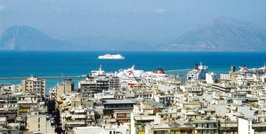 Patras on the Peloponnese