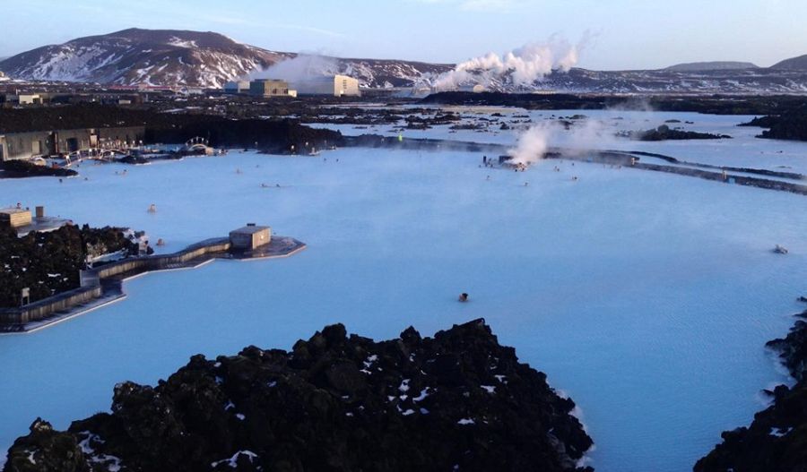 Blue Lagoon geo-thermal spa at Grindavik in Iceland