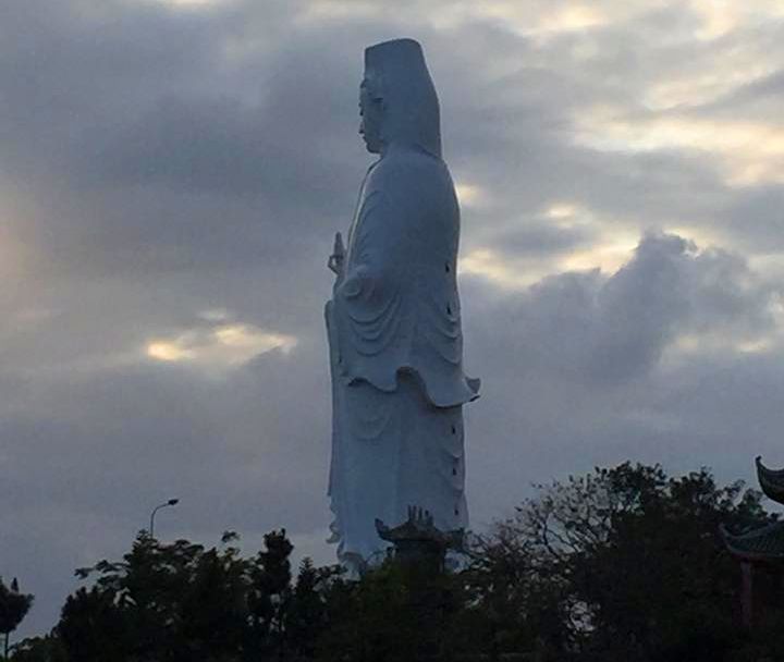 Lady Buddhist statue on Son Tra Peninsula at Danang