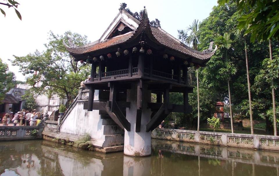 One Pillar Pagoda ( Chua Mot Cot ) in Hanoi