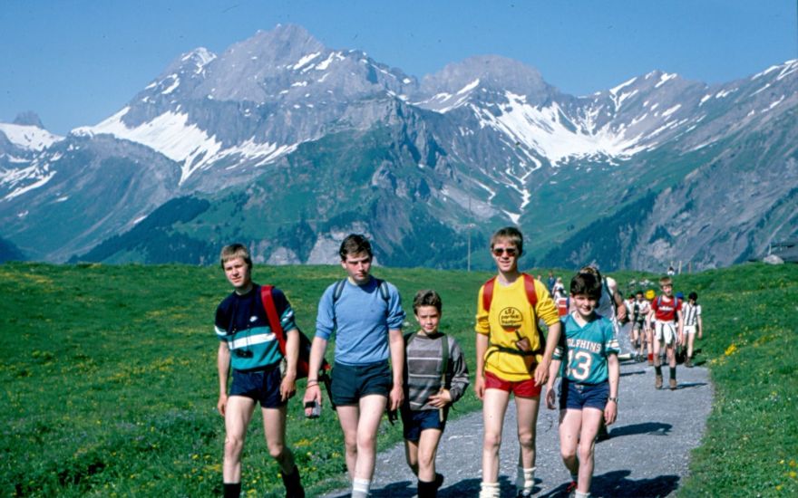 On route to the Gemmi Pass in the Bernese Oberlands