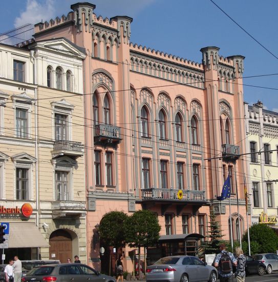 Art Nouveau Building in Riga