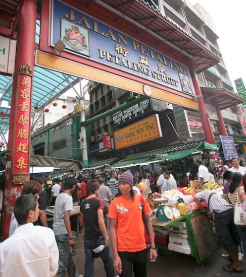 Chinatown in Kuala Lumpur