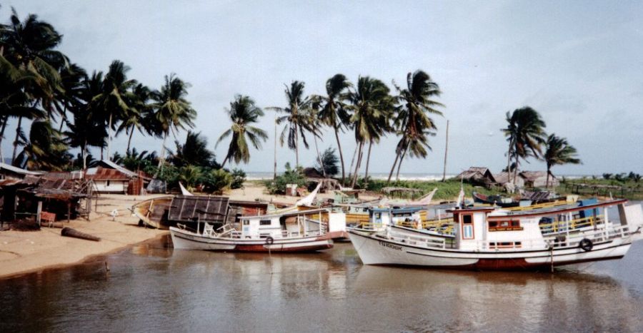 The lagoon at Marang