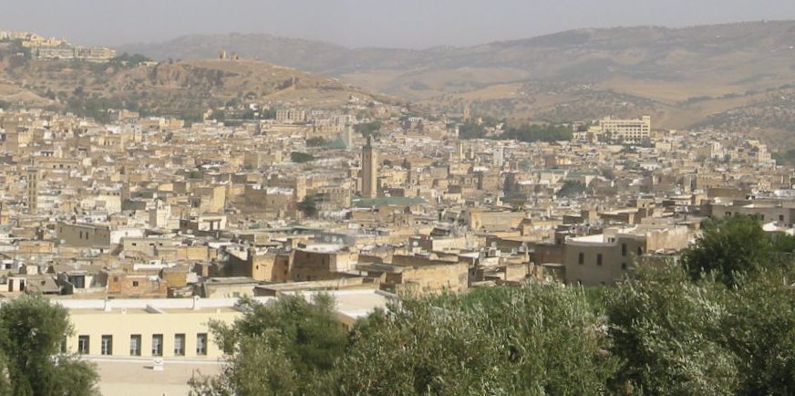 Medina in Fez in Morocco