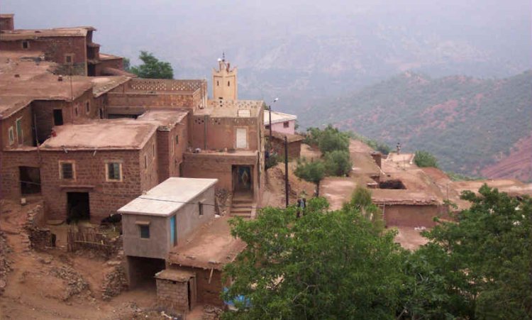 Berber Village in the High Atlas of Morocco