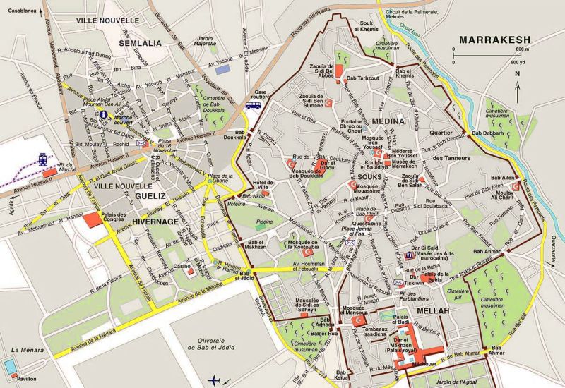 Map of Marrakesh