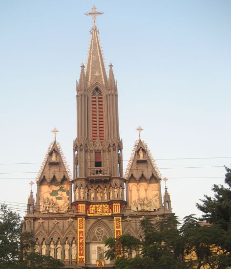 St. Joseph's Catholic Church in Mandalay in northern Myanmar / Burma