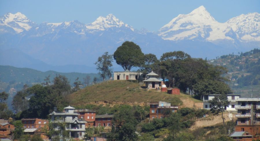 Himalaya from Dhulikhel