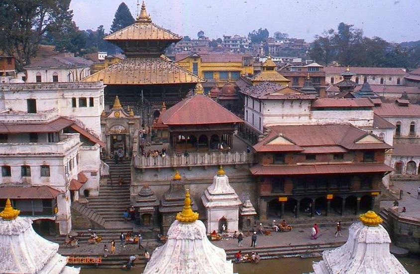 Hindu Temple at Pashupatinath in Kathmandu