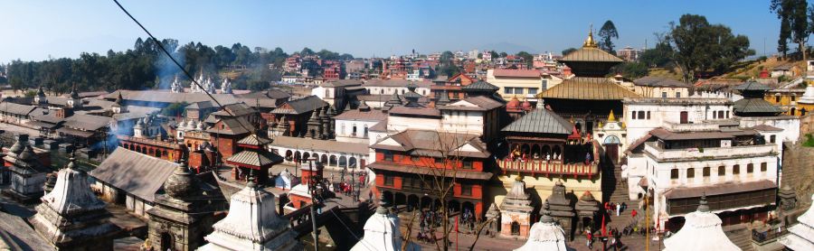 Hindu Temple at Pashupatinath in Kathmandu