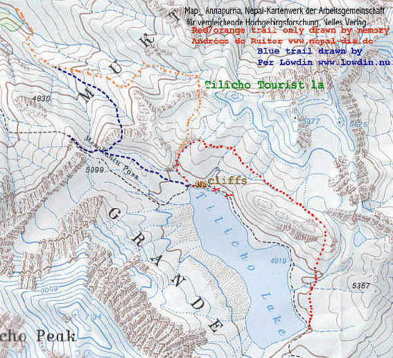 Tilicho Lake Map