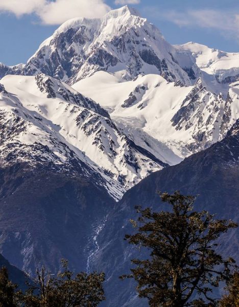 Mount Cook in the Southern Alps of New Zealand