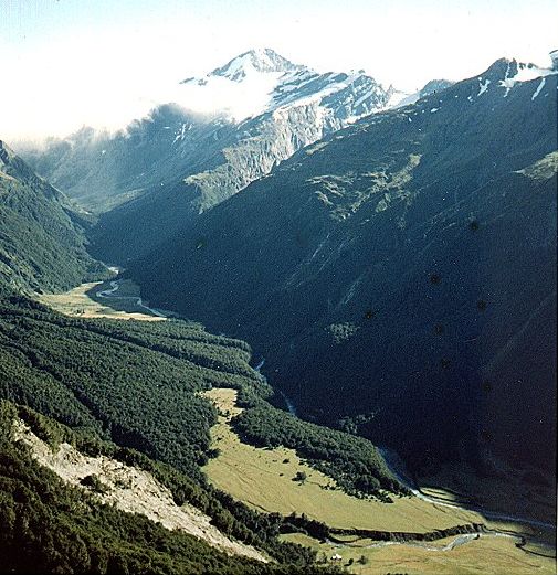 Mt. Aspiring from Matukituki Valley