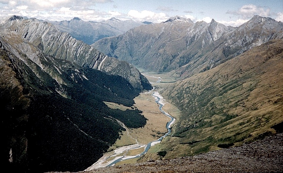 Matukituki Valley in the South Island of New Zealand