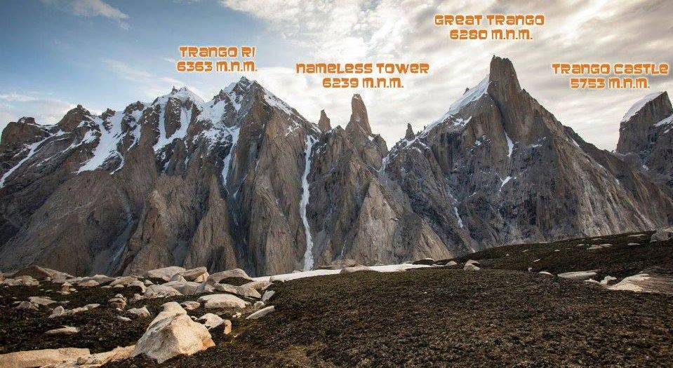 Trango Towers in the Baltora Region of the Pakistan Karakorum