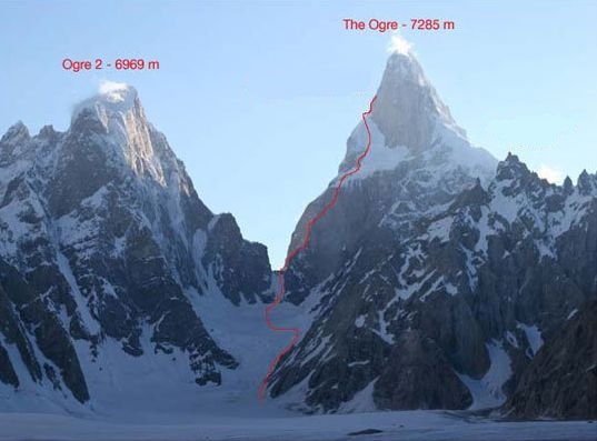 The Seven Thousanders - Baintha Brakk / Ogre ( 7285m ) in the Karakorum Mountains of Pakistan