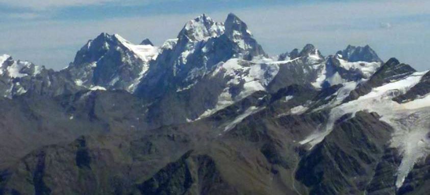 Mount Ushba in the Caucasus