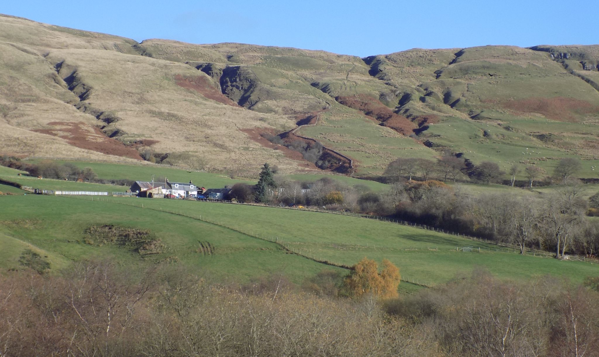 Campsie Fells above Milton of Campsie