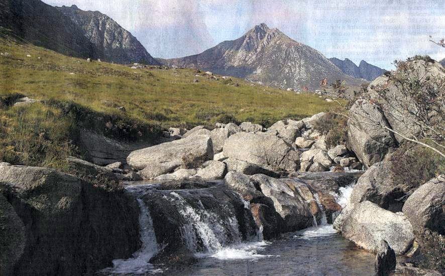 Cir Mhor in the Arran Hills from Glen Rosa