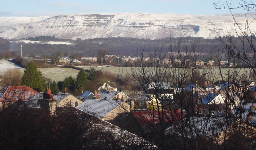 Campsie Fells from Mosshead in Bearsden